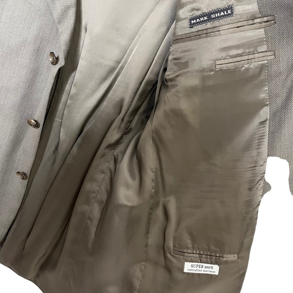 Corneliani 100% wool men’s 3 button gray tailored blazer - Picture 6 of 8